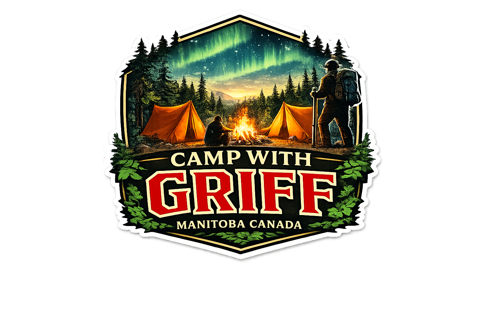 Camp with Griff logo
